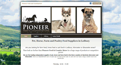 Desktop Screenshot of pioneerfeedandcountrystore.co.uk